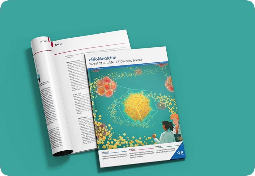 Medical illustration created for eBioMedicine scientific publication